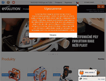 Tablet Screenshot of evolutiontools.sk